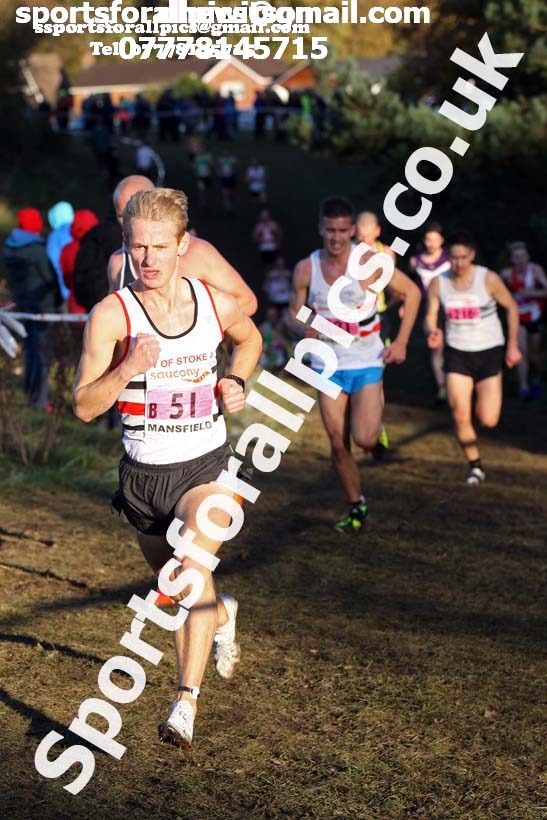 Senior mens National Cross Country Relay, Berry Hill Park, Mansfield. Photo:  David T. Hewitson/Sports for All Pics